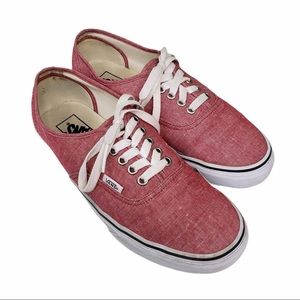 Vans Chambray Chili Pepper Sneaker  VGC